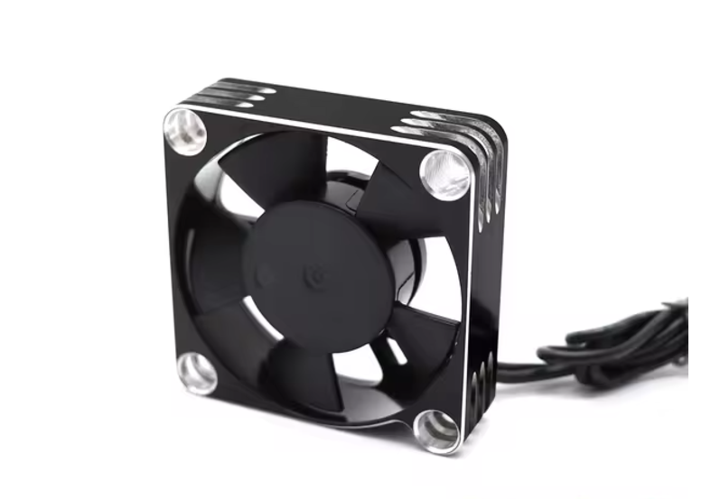 WORC WRC3510S Aluminum High Speed Cooling Fan 35x35mm x 10mm Motor ESC Silver /Black WaterProof 8.4v 0.7A 21000rpm