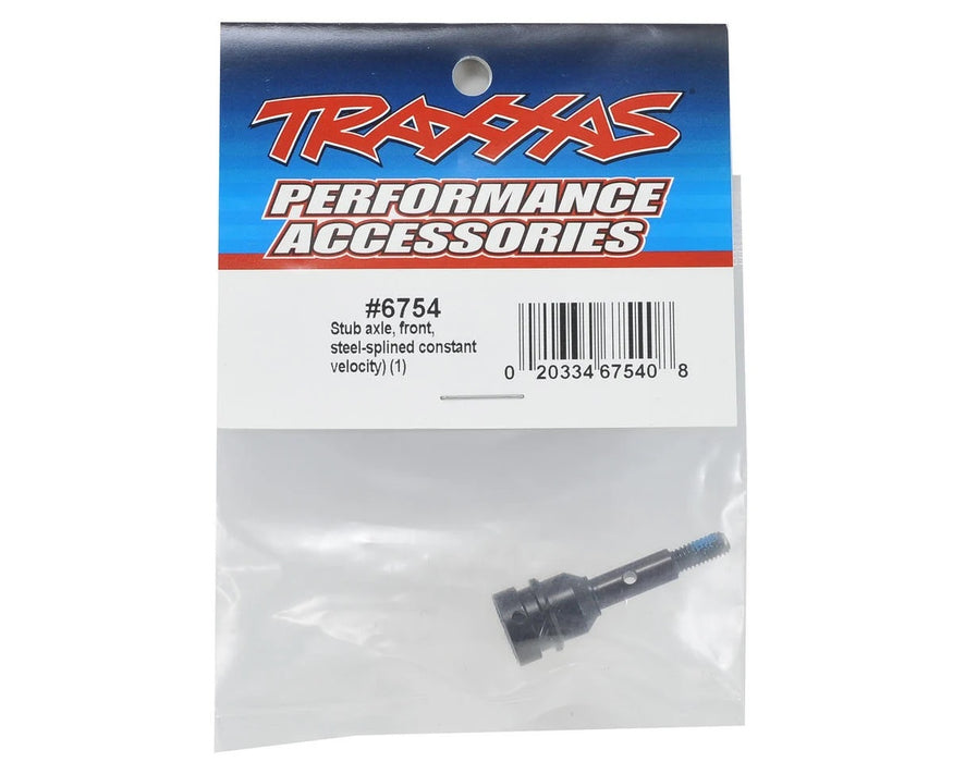 Traxxas TRA6754 Stub axle, front, 5mm  (steel-splined constant-velocity)