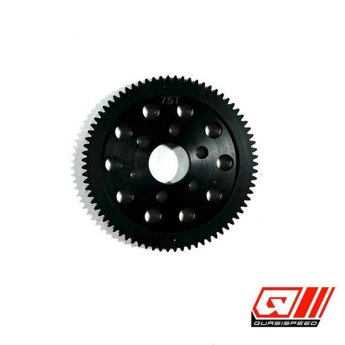 Team GFRP QS-6575 Quasi Speed 5mm 75T 48P Machined Spur Gear