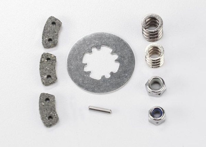 Traxxas TRA5552A Rebuild kit, slipper clutch (steel disc/ friction pads (3)/ spring (2)/ pin/ 4.0mm NL (1)/ 5.0mm NL (1))