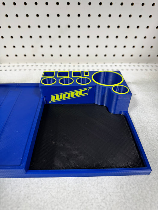 P1 DESIGNS P1D-02 FOLDING RC PIT TOOL STAND / ORGANIZER