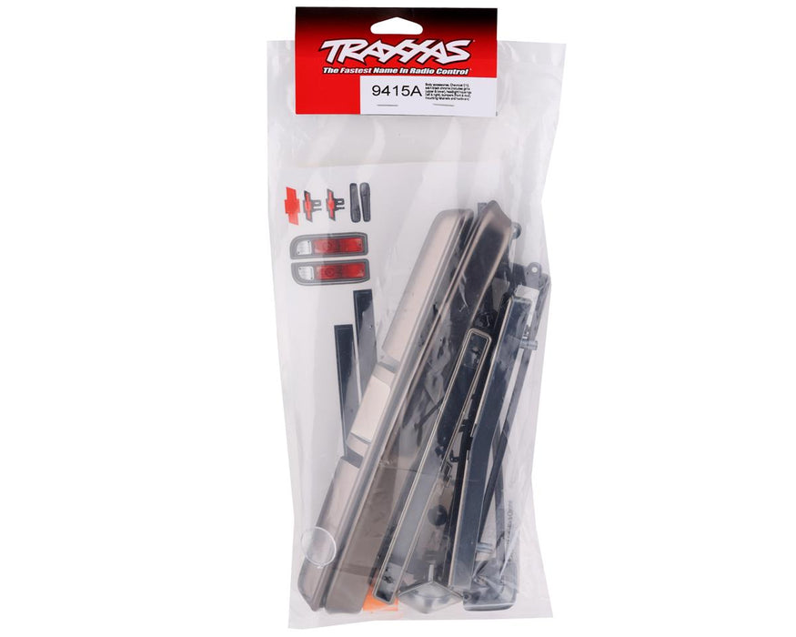 Traxxas TRA9415A Body accessories, Chevrolet C10, satin black chrom