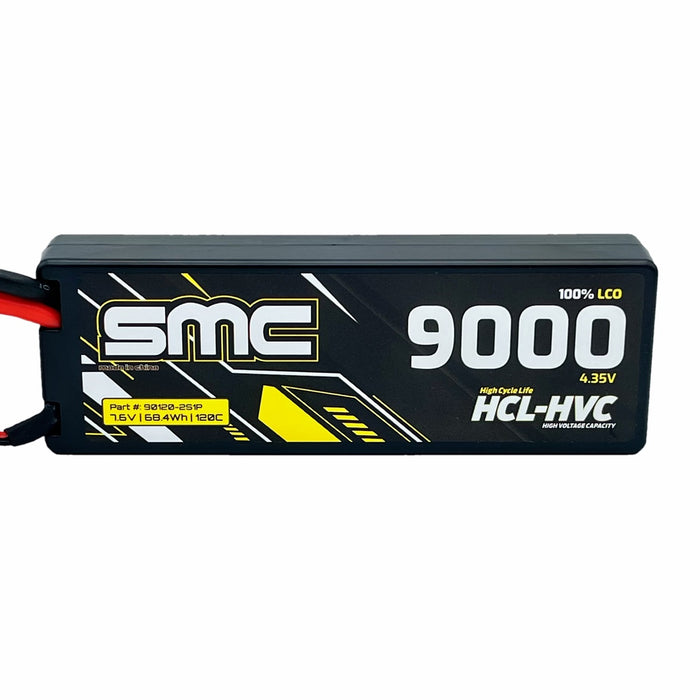 SMC SMC90120-2S1P HCL-HVC 7.6V 9000mAh 120C Hardcase Lipo Battery High Voltage HV