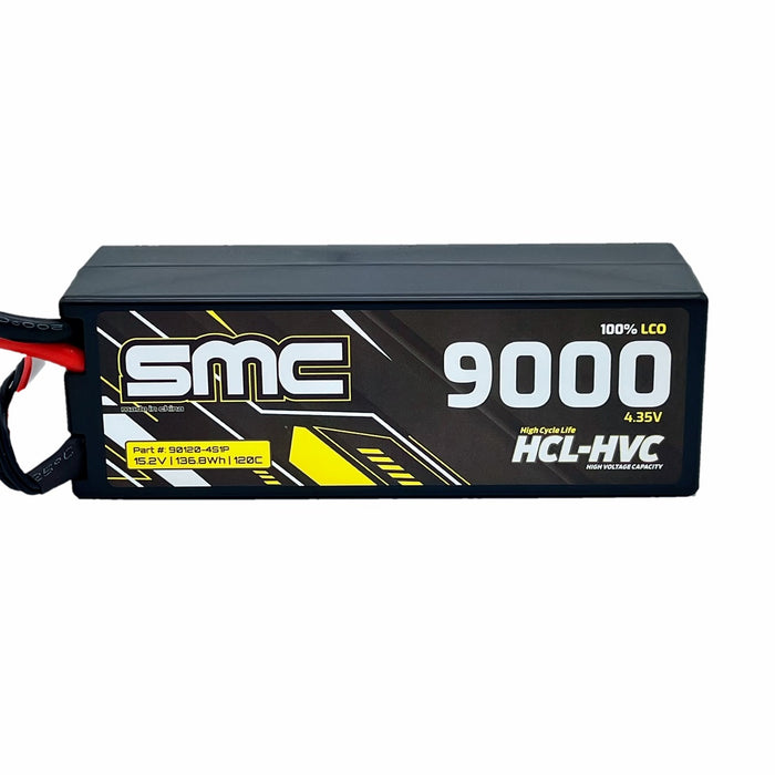 SMC SMC90120-4S1P HCL-HVC 15.2V 9000mAh 120C Hardcase High Voltage Lipo Battery HV