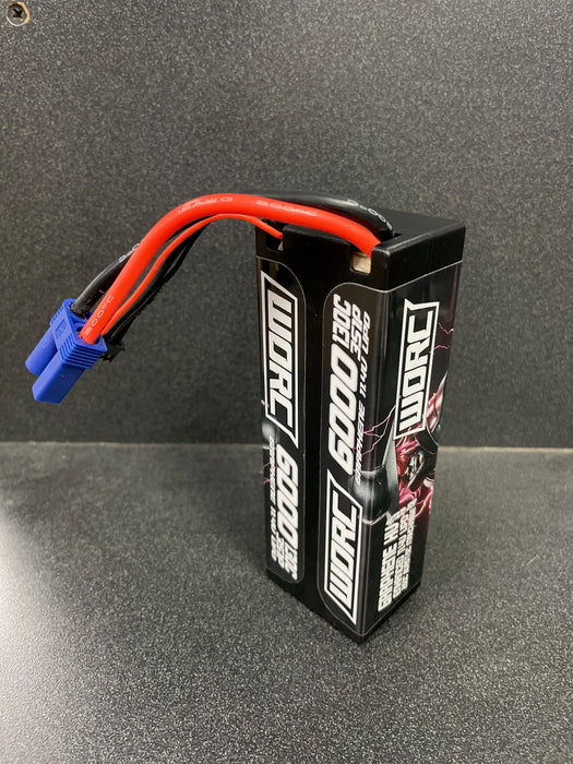 WORC WRC60130-3S1PEC5 11.4V 6000mAh 130C Hardcase 3S HV Lipo 3S1P EC5 Low IR Graphene