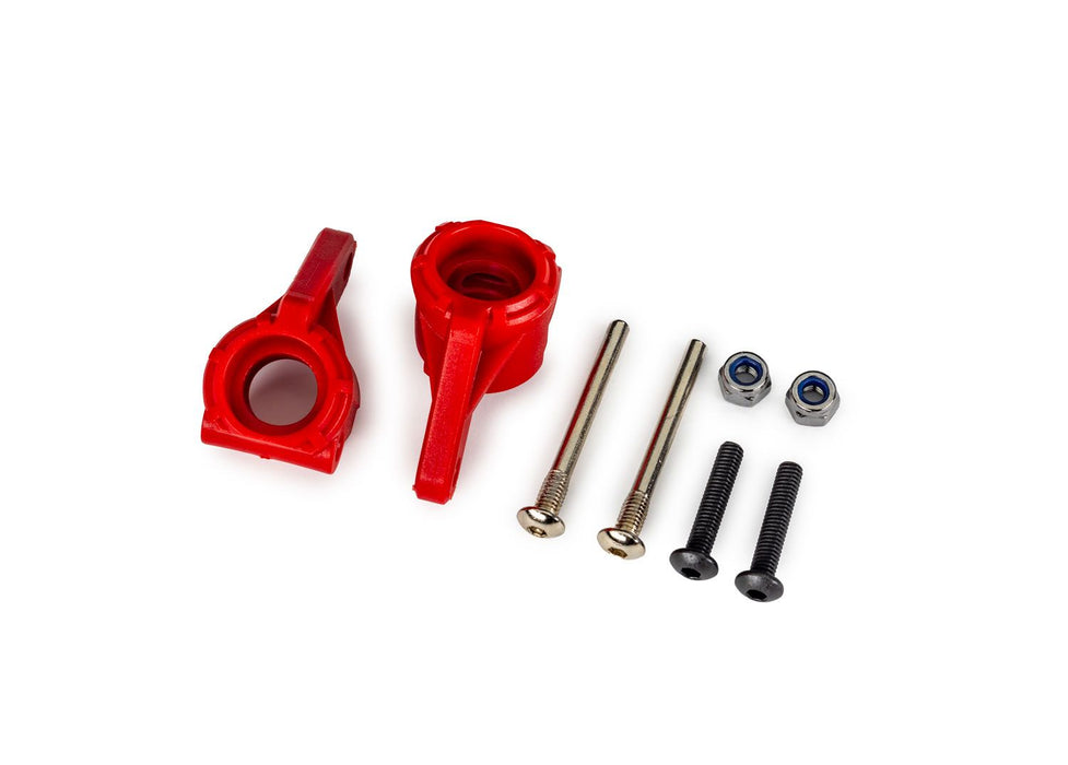 Traxxas TRA9137-RED STEERING BLOCKS RED L&R