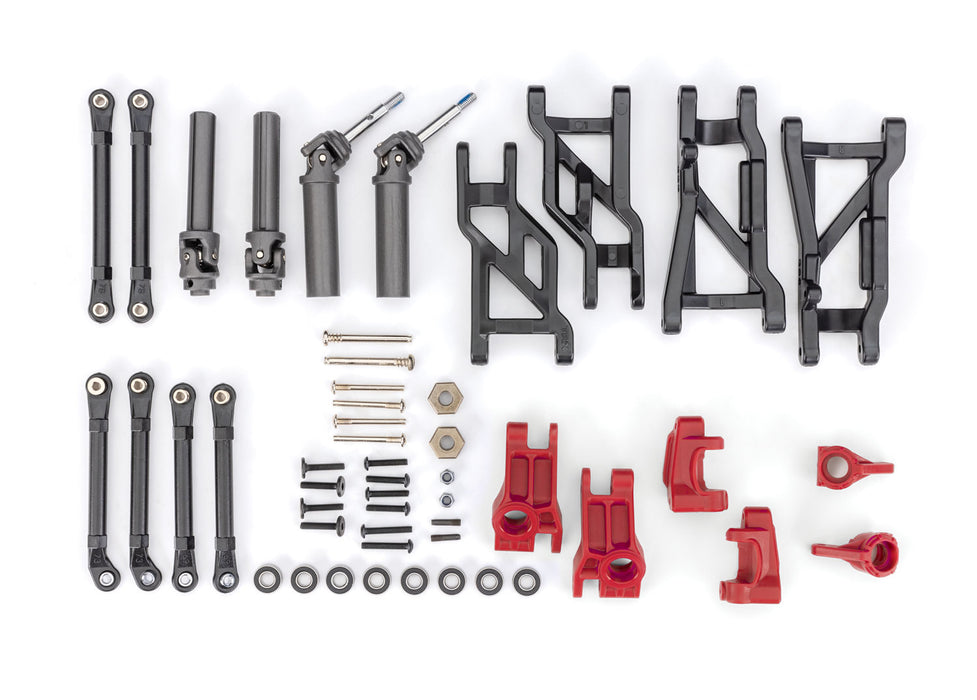 TRAXXAS TRA9181-RED Extreme Heavy Duty Suspension Driveline Upgrade Kit 2WD Slash® or Raptor RED