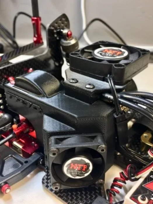 TP3D TP3-GF2 GFRP side fan gear cover Dual optional top 30mm fan mount DD Motor Havoc