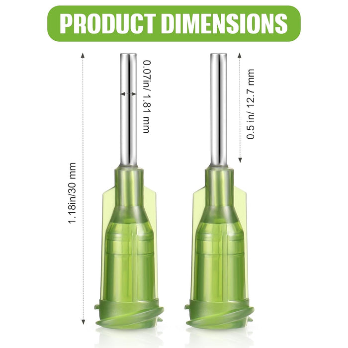 WORC WRC-GA Tire Glue Metal Tips - CA Gluing Applicator Tip (5 Pack) 2 for Med CA, 3 for Thin