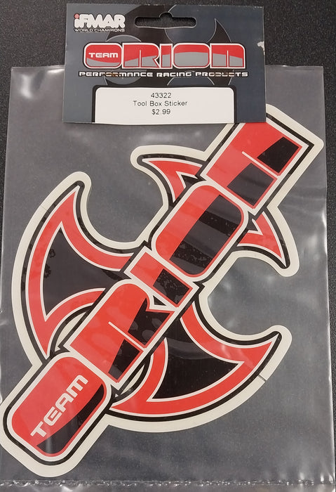 Team Orion ORI43322 Tool Box Sticker