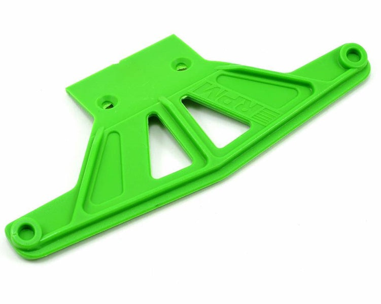 RPM RPM81164 Wide Front Bumper, Green: TRAXXAS Rustler, Stampede, and Bandit