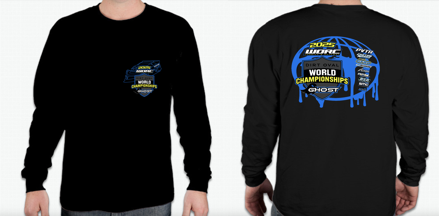 WORC 2025 Ghost World Championships Black Long Sleeve Shirt Extra Large XL