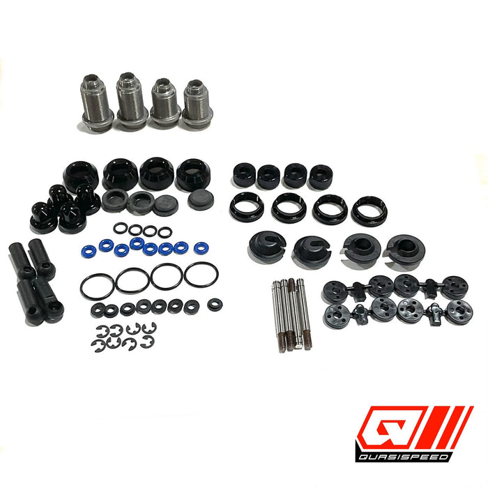 GFRP QUASI GFRQS5104 Small Bore V2 Shock Kit 2 Short & 2 Med GFR2329 QS-5104