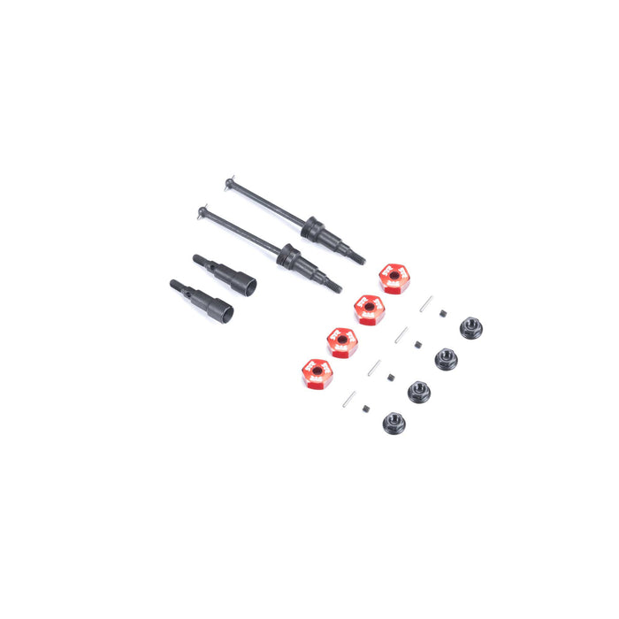 ARRMA ARA311198 Metal Axle & 12mm Clamping Hex Set: GROM NASCAR Typhon Mojave  Granite 4x4