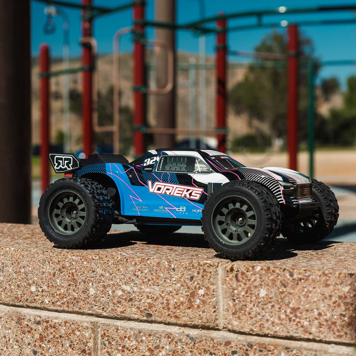 ARRMA ARA3205T1 1/10 VORTEKS MEGA 550 2WD Stadium Truck RTR, Blue