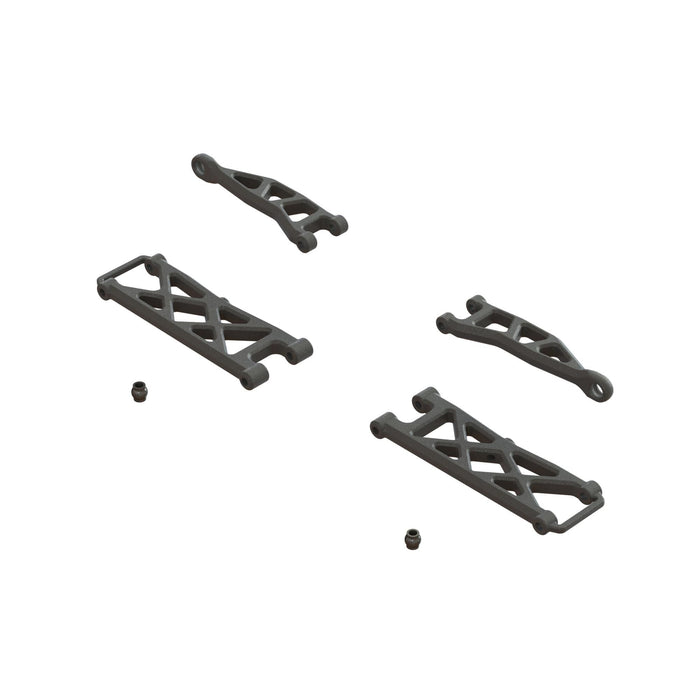 ARRMA ARA330808 Rear Suspension Arm Set A - GROM Granite Typhon 4x4