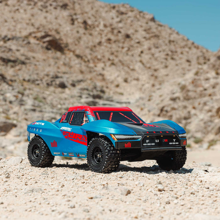 ARRMA ARA3521T1 1/10 FURY 223S BLX Brushless 2WD Short Course Truck RTR with DSC, Blue