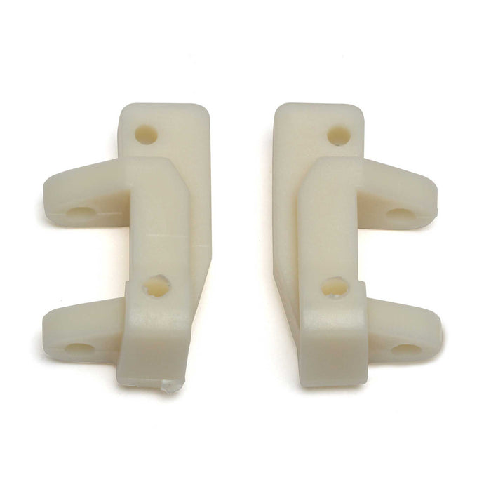 Team Associated ASC6210 RC10 Front Caster Blocks, 15 and 30 deg. Original White RC10T