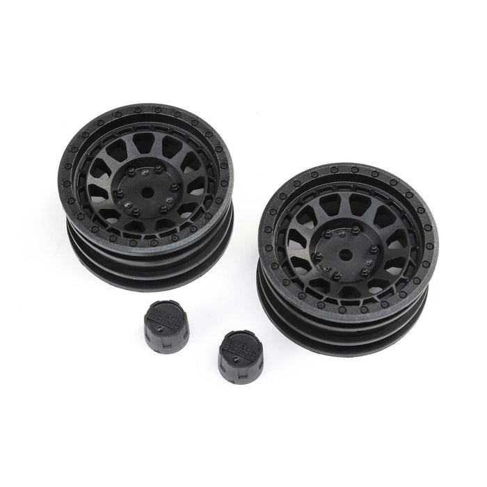 Axial AXI43015 Black Rhino Primm 1.9" Wheels, 12mm Hex, Black (2)