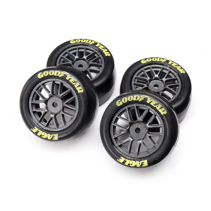 Losi LOS-1914 Goodyear Eagle Mounted Tires, Medium (4): NASCAR