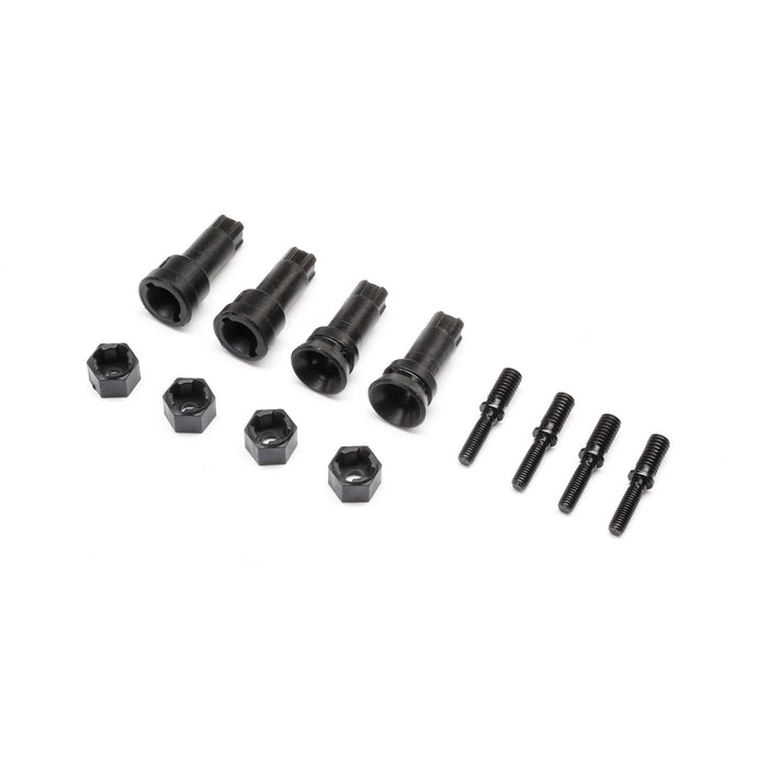 Losi LOS-1935 Wheel Axle & Hex Set: NASCAR ARRMA GROM