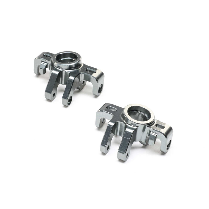 Losi LOS-1948 Front Spindle Wheel Hubs / Axle Bearing Carrier, Aluminum: GROM LOSI NASCAR