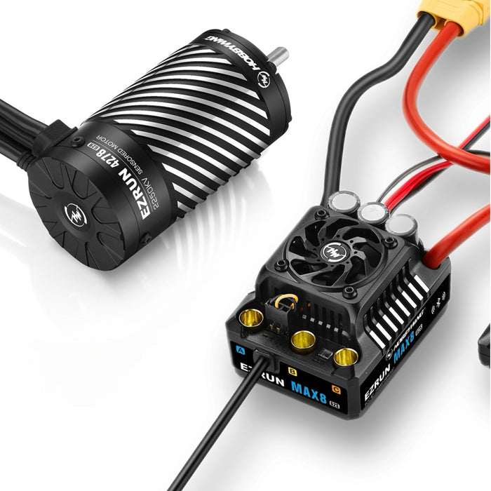 Hobbywing HWI38010607 Ezrun MAX8 GS2 ESC + 4278SD 2250KV G2R Motor (3-6S) Combo