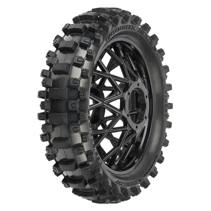 Pro-Line PRO1023010 1/4 Dunlop Geomax MX33 CR4 Rear Tire MTD Black: Promoto-MX