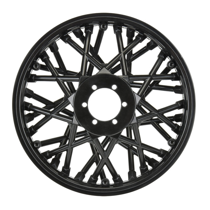 Pro-Line PRO283303 1/4 Bullyspoke V2 Bead Rear Wheel Black: Promoto-MX