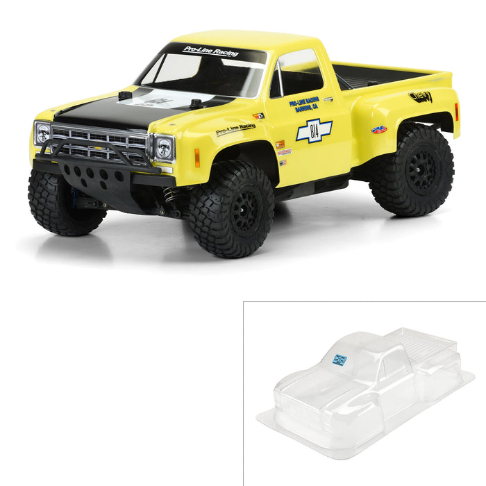 Proline PRO351000 1/10 1978 Chevy C-10 Race Truck Clear Body: Short Course