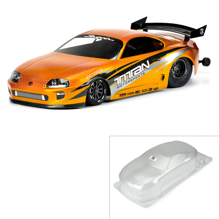 Proline PRO356100 1995 Toyota Supra Clear Body SC Short Course Drag No Prep Street Eliminator