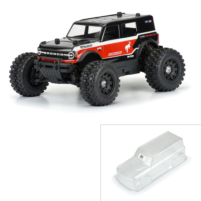 Proloine PRO359100 1/10 2021 Ford Bronco Clear Body: Stampede, Granite, Vorteks