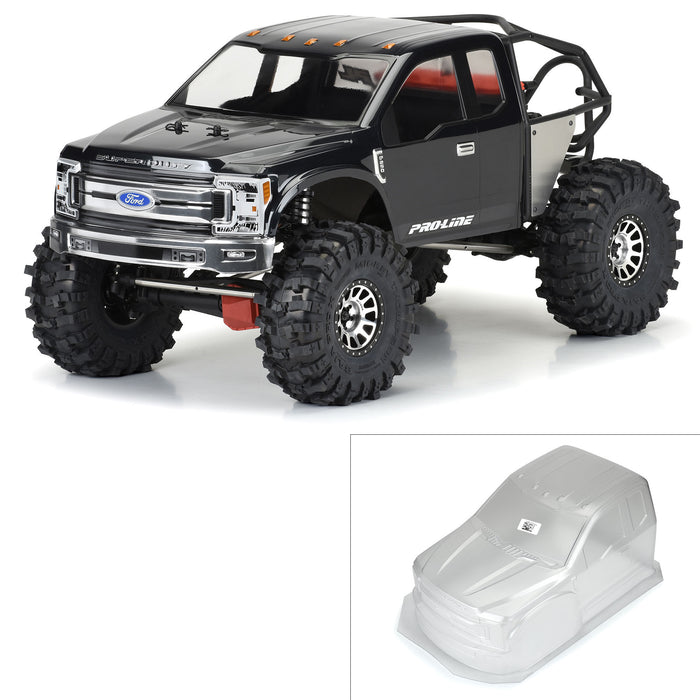 Pro-Line PRO361600 1/6 2017 Ford F-250 Super Duty Cab-Only Clear Body: SCX6