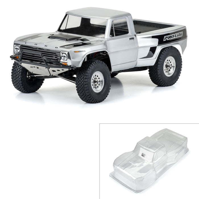 Pro-Line PRO360000 1/10 1967 Ford F-100 Pre-Runner Clear Body 12.3" WB Crawler