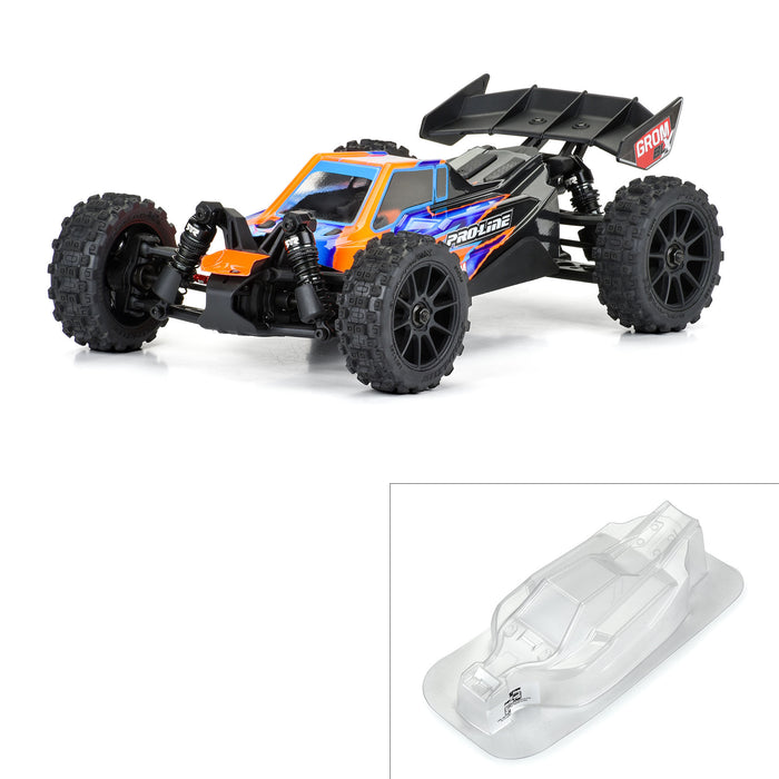 Pro-Line PRO367100 1/14 Axis Clear Body: Typhon GROM