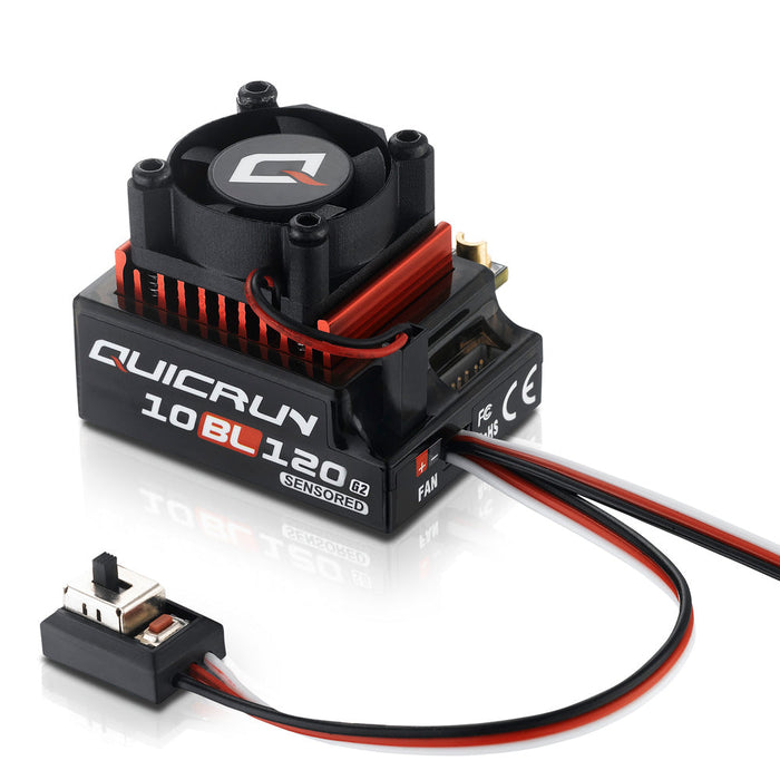 Hobbywing HWI30125002 QUICRUN Brushless ESC - 10BL120-SENSORED G2 (2-3S)