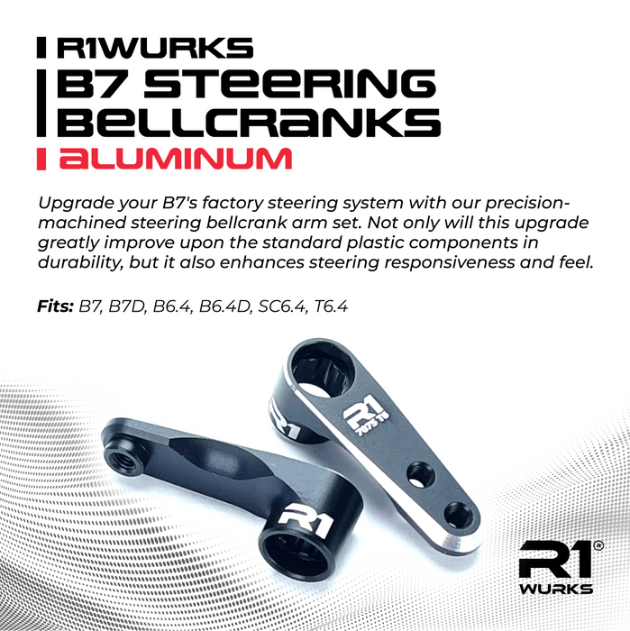 R1WURKS R1900056 (B7 Series) Steering Bellcranks, Aluminum