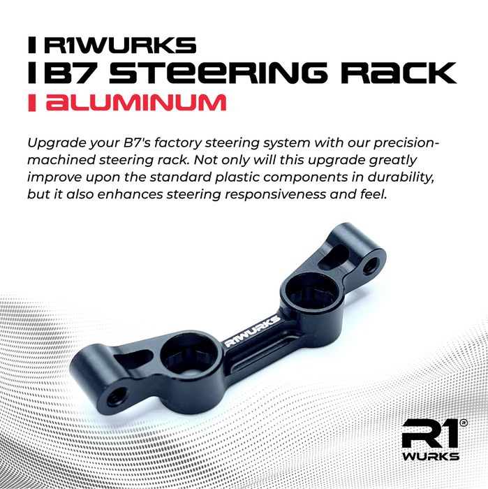 R1WURKS R1900059 (B7 Series) Steering Rack, Aluminum