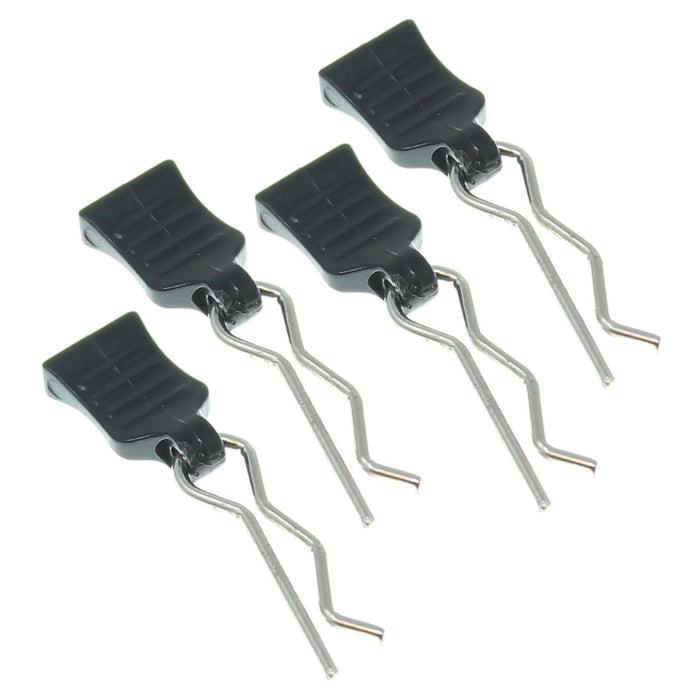 REDCAT RER13673 Small Body Clips W/ Pull Tabs (4pcs)