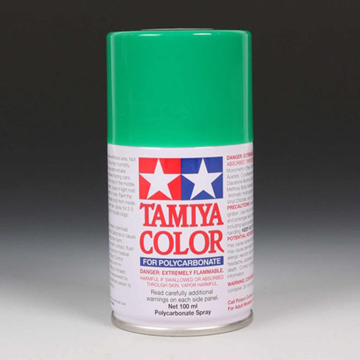 Tamiya TAM86025 PS-25 BRIGHT GREEN Polycarbonate Lexan Spray Paint (100ml)