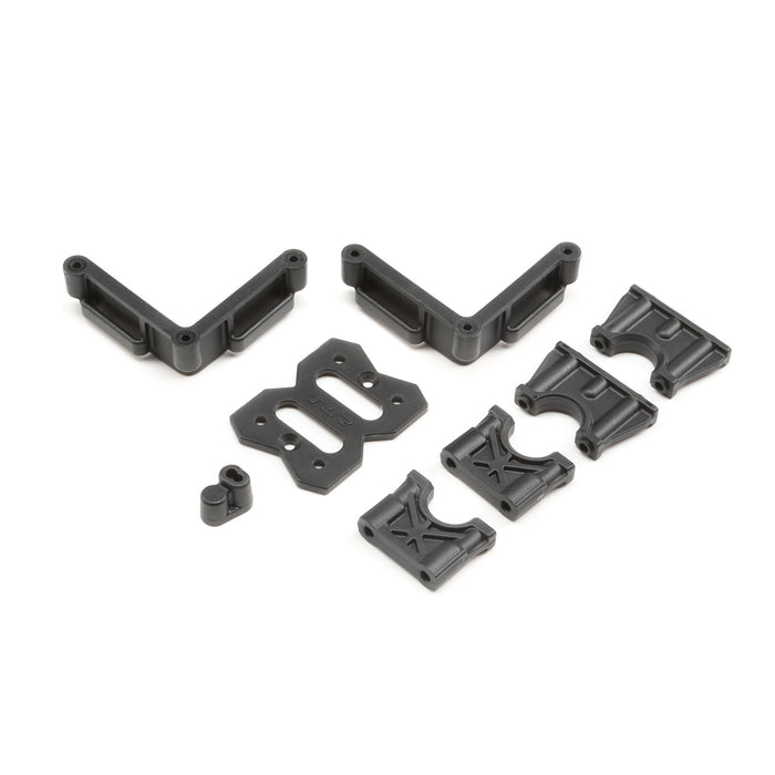TLR LOSI TLR241060 Center Diff Mount, Battery Mount: 8XE