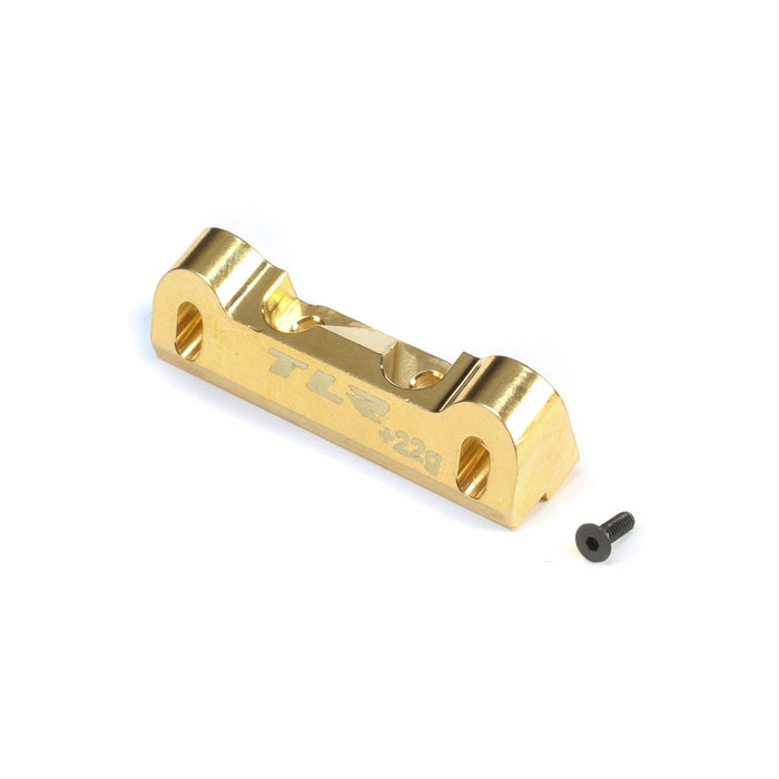 TLR TLR334053 Brass Hinge Pin Brace, LRC +22g: 22 5.0