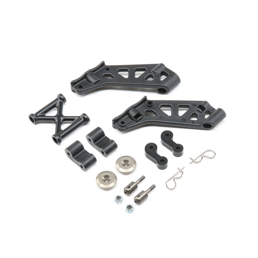 Team Losi Racing Shock Standoff Carbon Tower Titanium (2): 22 5.0 TLR336010
