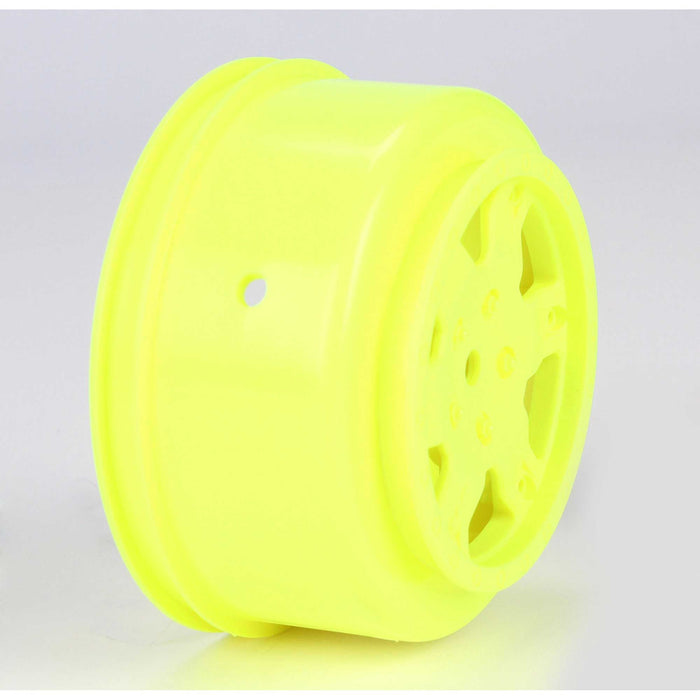 TLR Losi TLR7004 Wheel, Yellow (2): 22SCT Front / Rear 1/10 Short Course Truck 2.2/3.0" (2) Pair