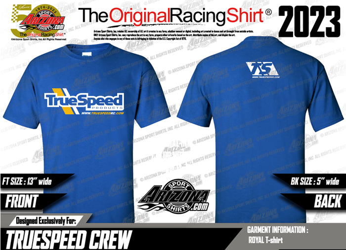 Custom Works CW1513 TRUESPEED BLUE T-SHIRT (L)