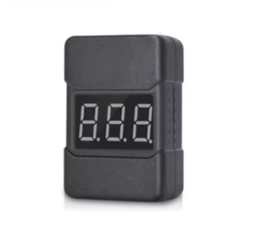WORC WRC0030B 1/8s Lipo Battery Voltage Tester / Low Volt Indicator Alarm BLACK