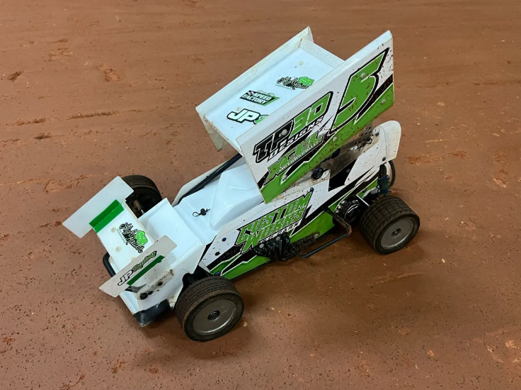 TP3D Sprint 7x7 Clear Lexan Top Wing with Mounts .030" TP3-7x7SW