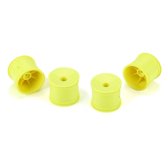 Pro-Line PRO284602 1/10 Velocity F/R 2.2" 12mm Truck Wheels (4) Yellow: 22X-T & T6.4