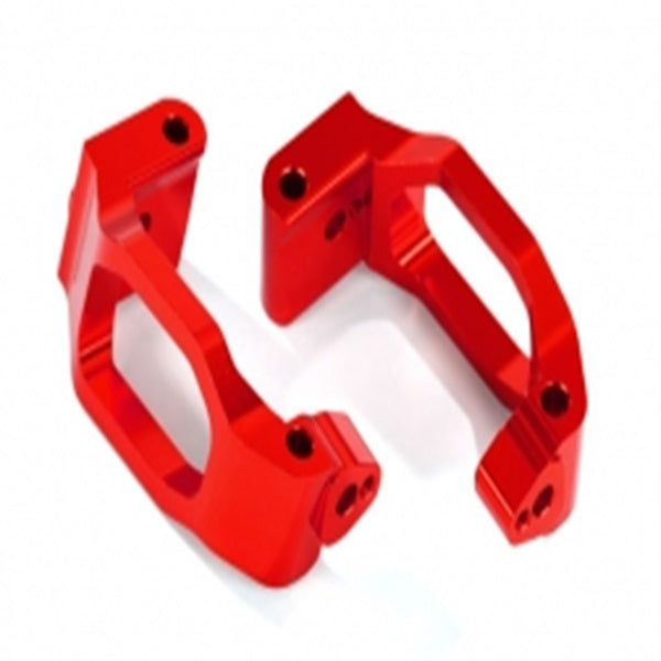 Traxxas TRA8932R Caster blocks (c-hubs), 6061-T6 aluminum (red-anod