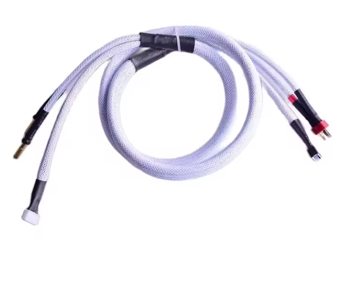 WORC WRC-CL-40D 2s Pro Charge Lead 4mm Charger to Deans T-Plug Leads White 40 inch / 1000mm